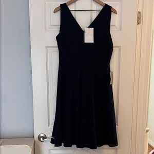 NWT Elegant Navy Sleeveless Dress Gal Meets Glam